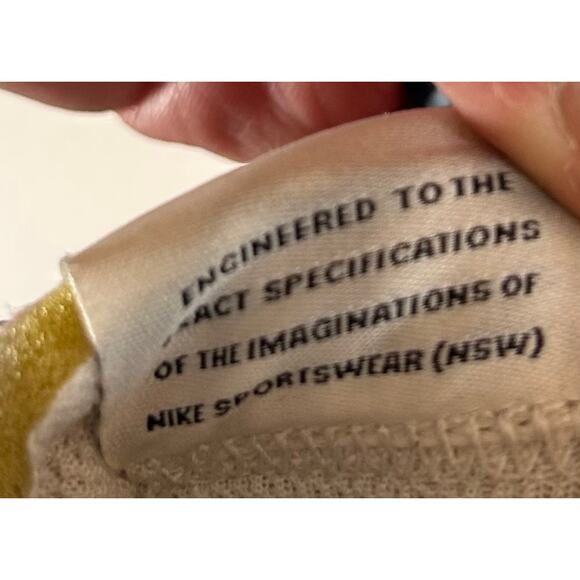 Nike Waffle Debut Leopard Swoosh Sneakers White Tan Platform Womens Size 11 - Picture 7 of 8